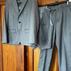 American Exchange Kids Gray Suit Set